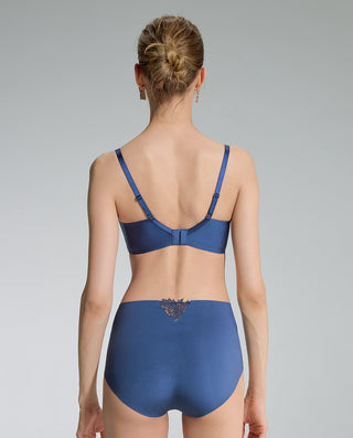 AIMER Sheer Underwire Demi Cup Thin Bra