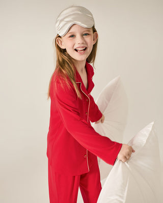 AIMER KIDS Milk Long-sleeved Loungewear Set Cardigan