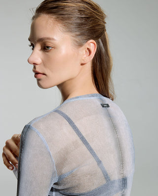 AIMER Crew Neck Long Sleeve Top