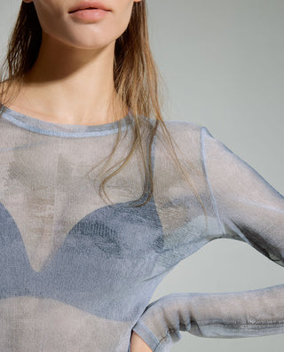 AIMER Crew Neck Long Sleeve Top