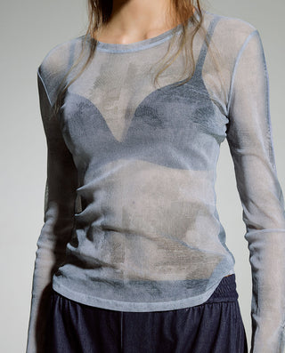 AIMER Crew Neck Long Sleeve Top