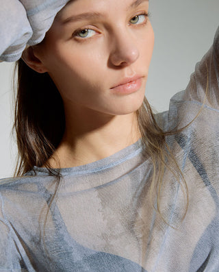 AIMER Crew Neck Long Sleeve Top