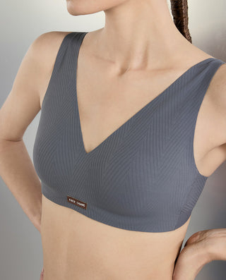 AIMER CHUANG V-Neck Underwired Adhesive Camisole Bra