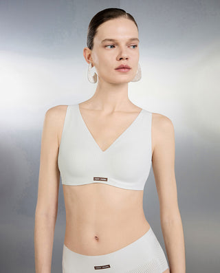 AIMER CHUANG V-Neck Underwired Adhesive Camisole Bra