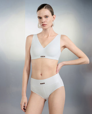 AIMER CHUANG V-Neck Underwired Adhesive Camisole Bra
