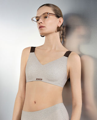 AIMER CHUANG V-Neck Adhesive Full Coverage Bra