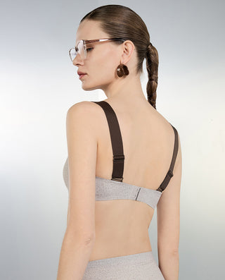AIMER CHUANG V-Neck Adhesive Full Coverage Bra