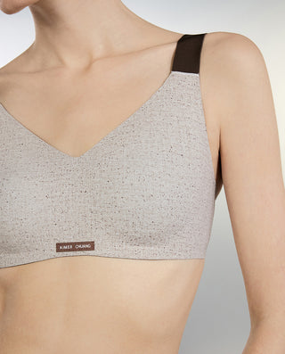AIMER CHUANG V-Neck Adhesive Full Coverage Bra