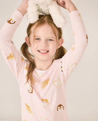 AIMER KIDS Animal Pattern Warm Clothing Set for Girls