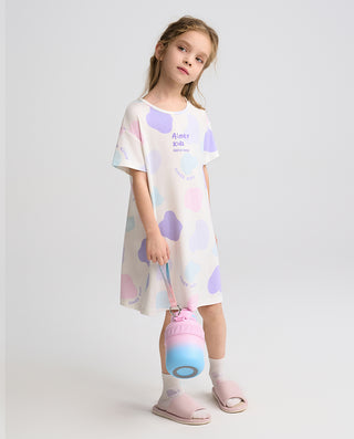 Aimer Kids Milk Nightdress For Girls