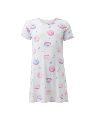 Aimer Kids Short-sleeved Nightdress For Girls