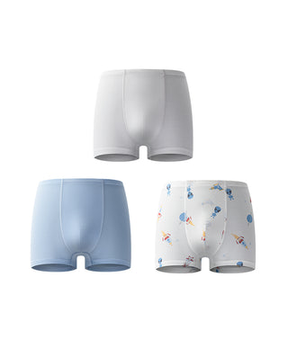 Aimer Kids Modal 3 Packs Boyshorts For Boys