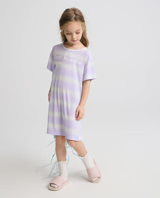 Aimer Kids Short-sleeved Nightdress For Girls