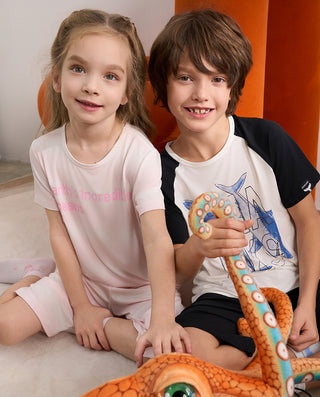 Aimer Kids Tops Homewear Set For Girls