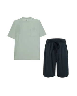 Aimer Men Jacquard Pajama Set