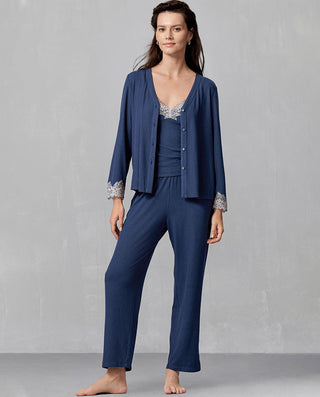 Aimer Classic Cardigan Pajama Set