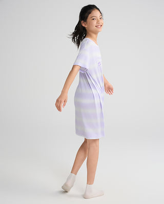 Aimer Kids Short-sleeved Nightdress For Girls