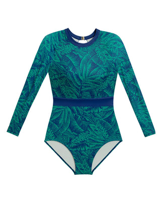 Aimer One-Piece Long-Sleeve Swimsuit