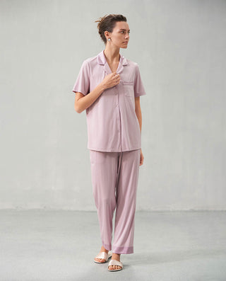 Aimer Short-Sleeve Pajamas Set