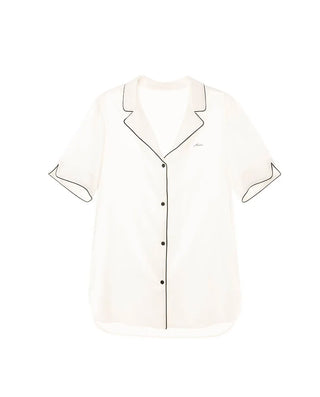 Aimer Glowlounge Short-Sleeve Pajama Set