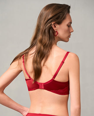 Aimer Red Lace Bra