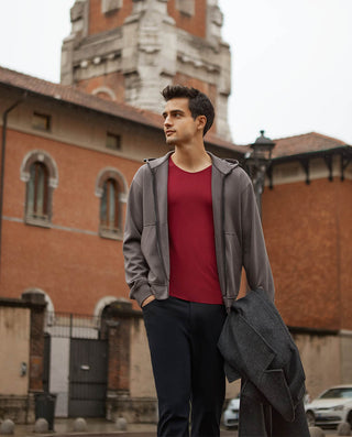 Aimer Men Cashmere Seamless Thermal Top