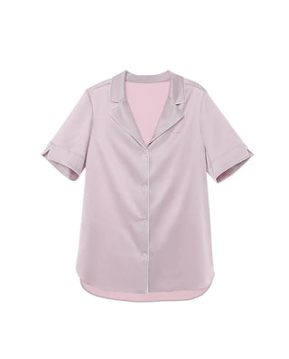 Aimer Glowlounge Short-Sleeve Pajama Top