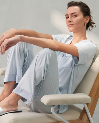 Aimer Short-Sleeve Pajamas Set