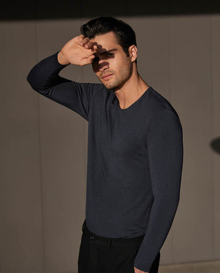 Aimer Men Cashmere Seamless Thermal Top