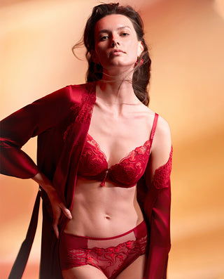 Aimer Red Lace Bra