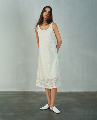 Aimer CHUANG Elastic Lace Long Dress