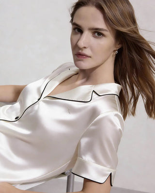 Aimer Glowlounge Short-Sleeve Pajama Top