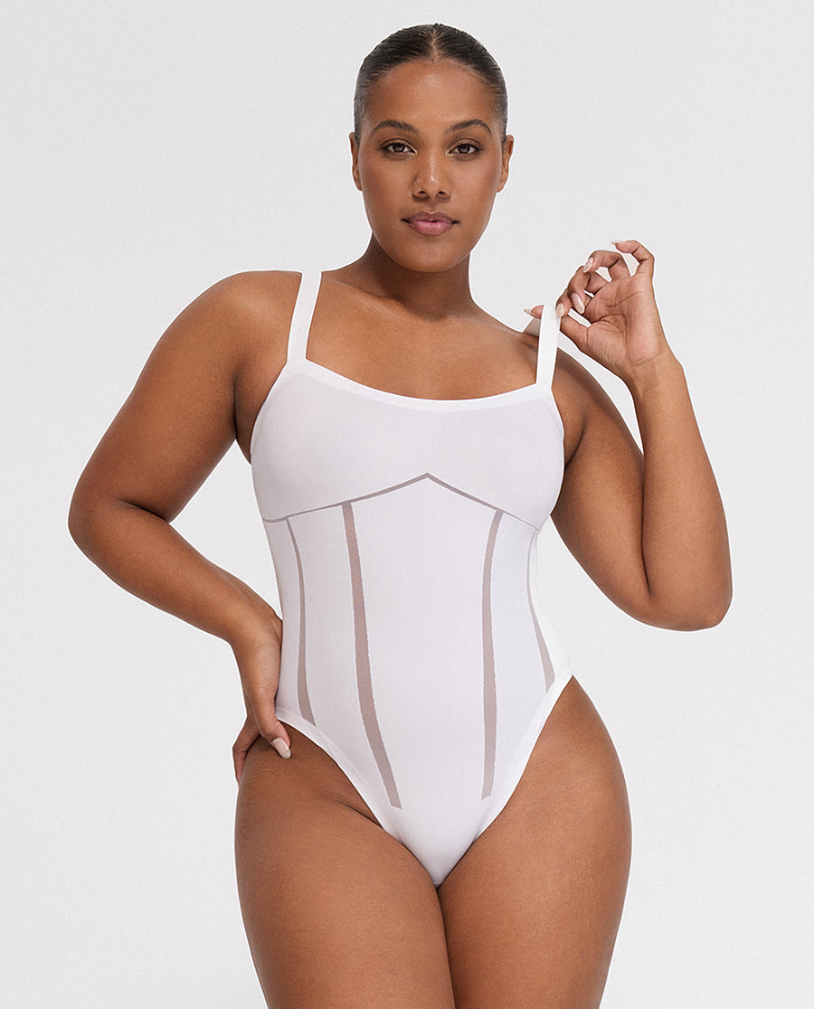 Aimer Cloud-Knit Sculpting Bodysuit