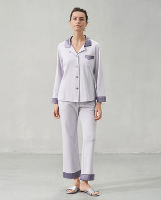 Aimer Cotton Long-Sleeve Lounge Set