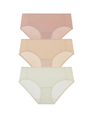 Aimer 3 Packs Mid-rise Boyshorts