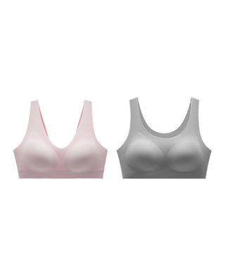 HUXI Seamless Wireless Bra 2 Packs