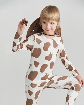 Aimer Kids Cute Long Sleeve Base Layer Top