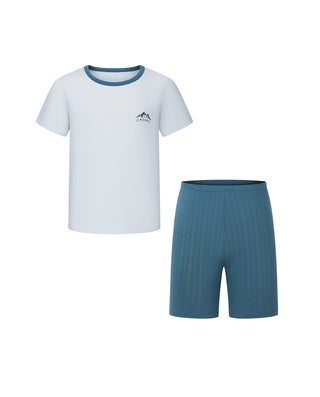 Aimer Kids Boys Short-sleeve Homewear Set