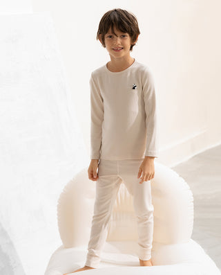 Aimer Kids Milk Fiber Collection Base Layer Warmth Set For Boys