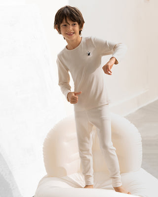 Aimer Kids Milk Fiber Collection Base Layer Warmth Set For Boys