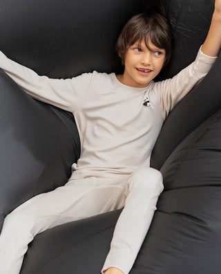 Aimer Kids Milk Fiber Collection Base Layer Warmth Set For Boys