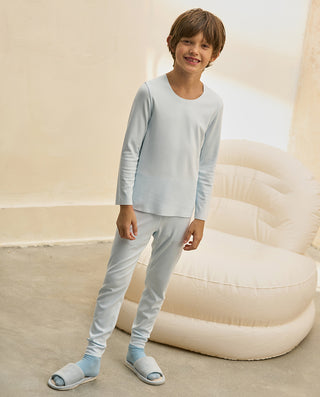 Aimer Kids Milk Fiber Collection Long John Set For Boys