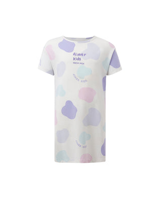 Aimer Kids Milk Nightdress For Girls