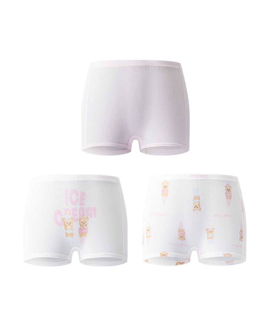 Aimer kids Boyshorts 3 Packs For Girls