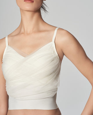 Aimer CHUANG  Ruched Yarn Tank Top