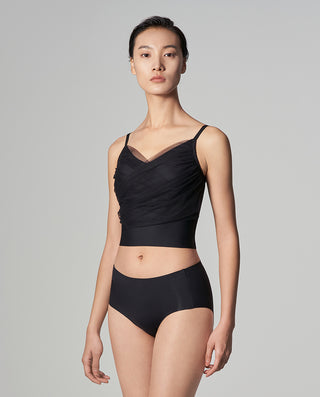 Aimer CHUANG  Ruched Yarn Tank Top