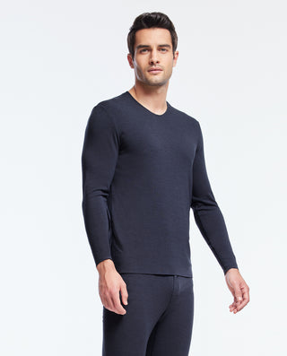 Aimer Men Cashmere Seamless Thermal Top