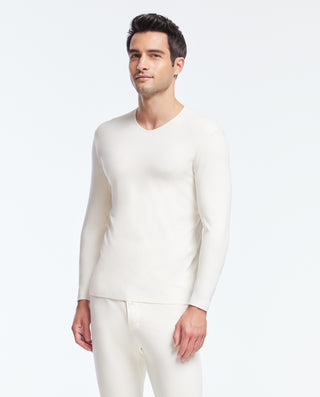 Aimer Men Cashmere Seamless Thermal Top