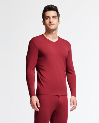 Aimer Men Cashmere Seamless Thermal Top