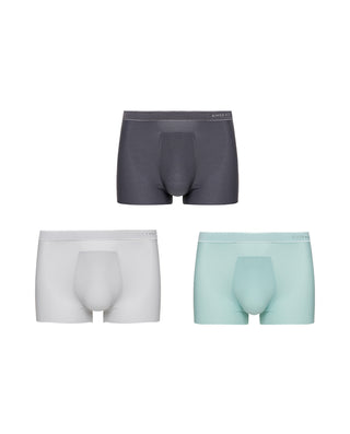 Aimer Men Cool Feeling Breathable Trunks 3 Packs